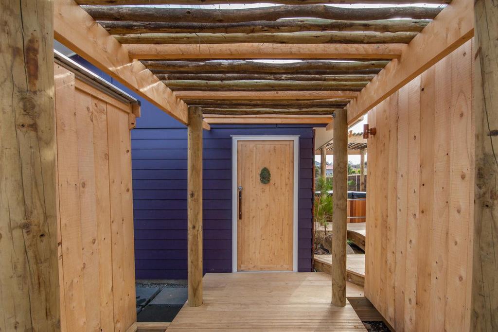 The Purple House - Ohakune Home With Spa Pool Exteriér fotografie