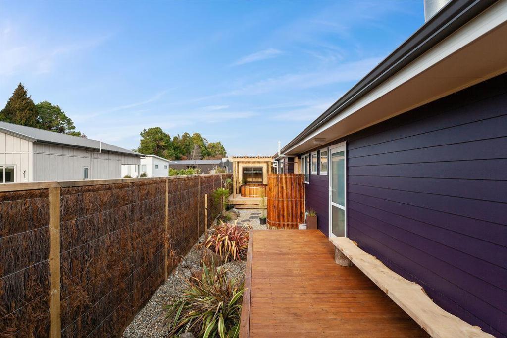 The Purple House - Ohakune Home With Spa Pool Exteriér fotografie