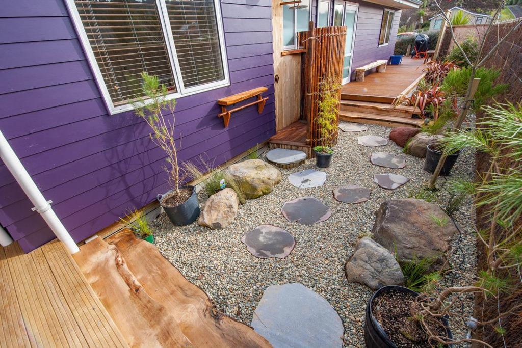 The Purple House - Ohakune Home With Spa Pool Exteriér fotografie